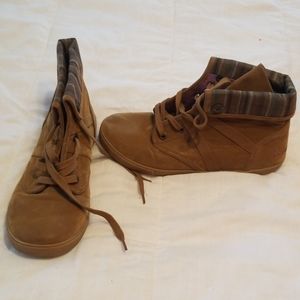 Blowfish tan ankle boots